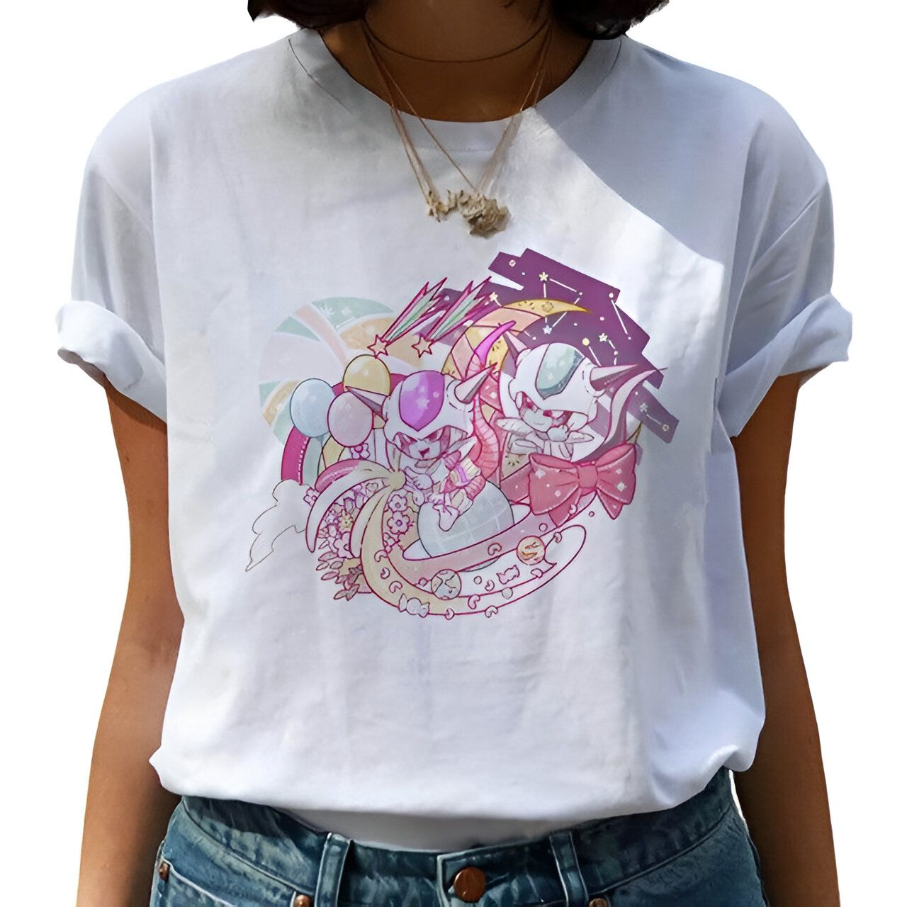 T-shirt Femme DBZ saga Freezer, tailles XS à XXL – Image 2