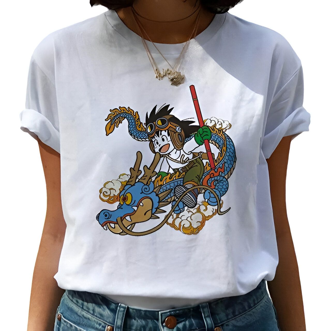 T-shirt Femme Dragon Ball Z Shenron du XS au XXL – Image 2