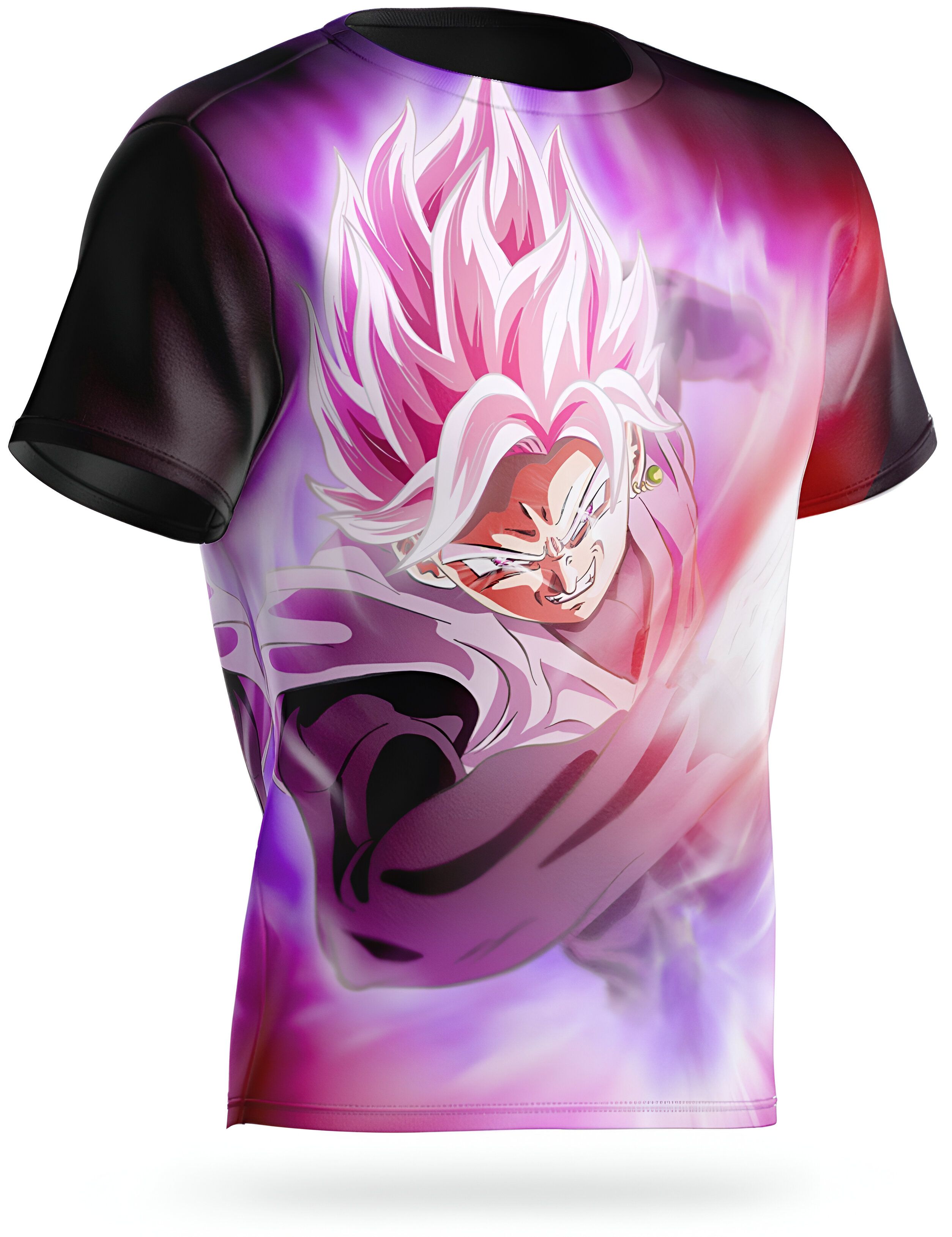 T-Shirt de combat Dragon Ball Super Goku Black Rosé