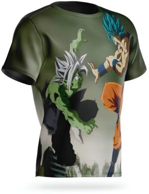 T-Shirt Goku contre Zamasu Fusion Dragon Ball Super