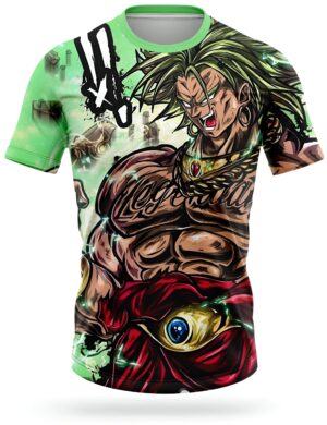 T-Shirt Dragon Ball Z Broly du XXS au 6XL