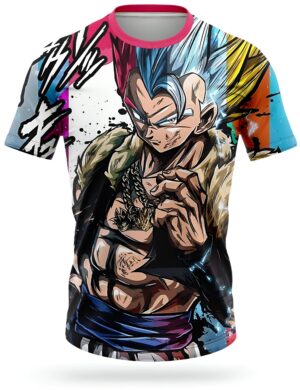 T-Shirt Dragon Ball Z Gogeta du XXS au 6XL