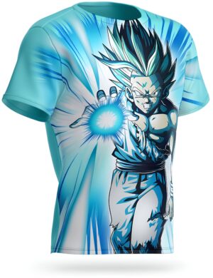T-shirt Dragon Ball Z Gohan Kamehameha Final du S au 5XL