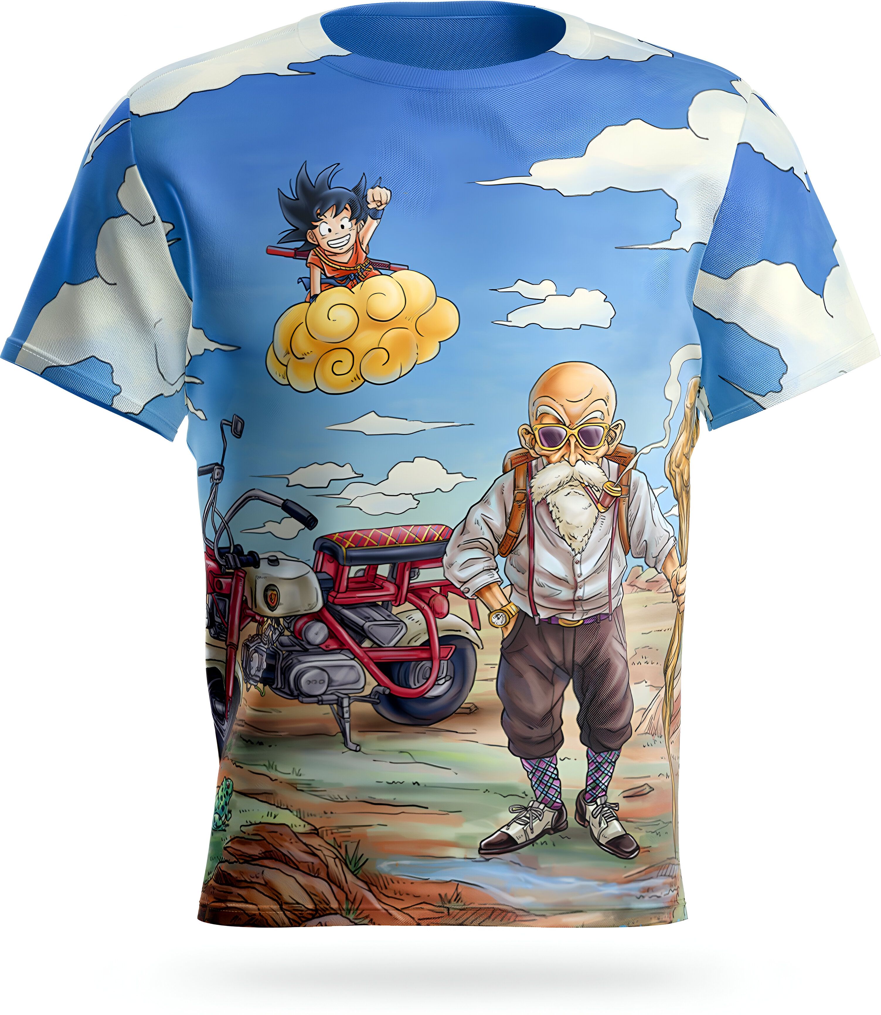 T-shirt Goku et Kame Sennin Dragon Ball Z – Image 2