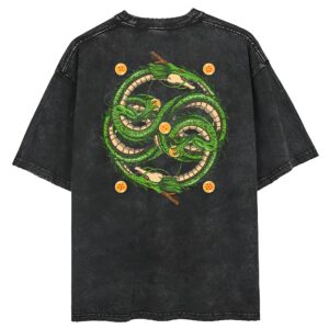 T-shirt oversize Shenron Dragon Ball, du S au 3XL