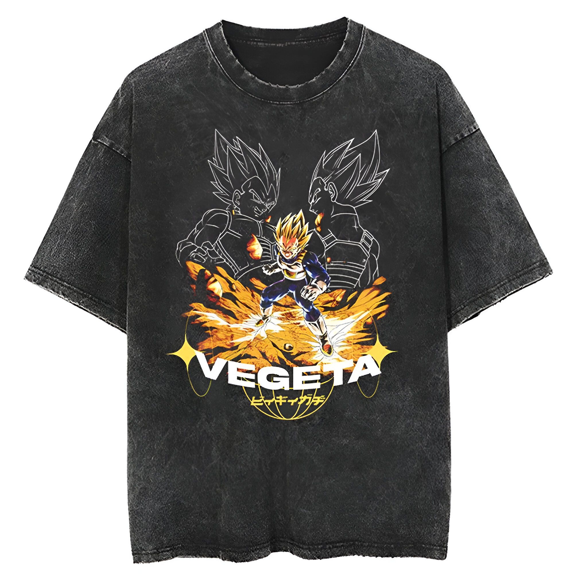 T-shirt oversize Vegeta Dragon Ball