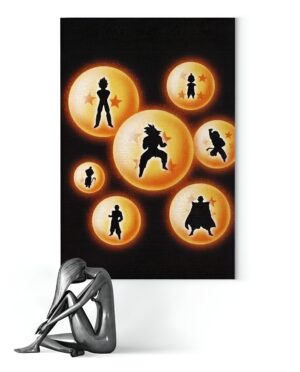 Tableau Dragon Ball avec Boules de Cristal