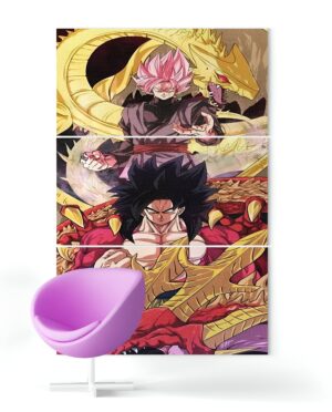 Triptyque Goku Rosé Dragon Ball GT