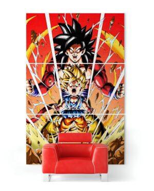 Tableau Goku Saiyan x3 Dragon Ball GT