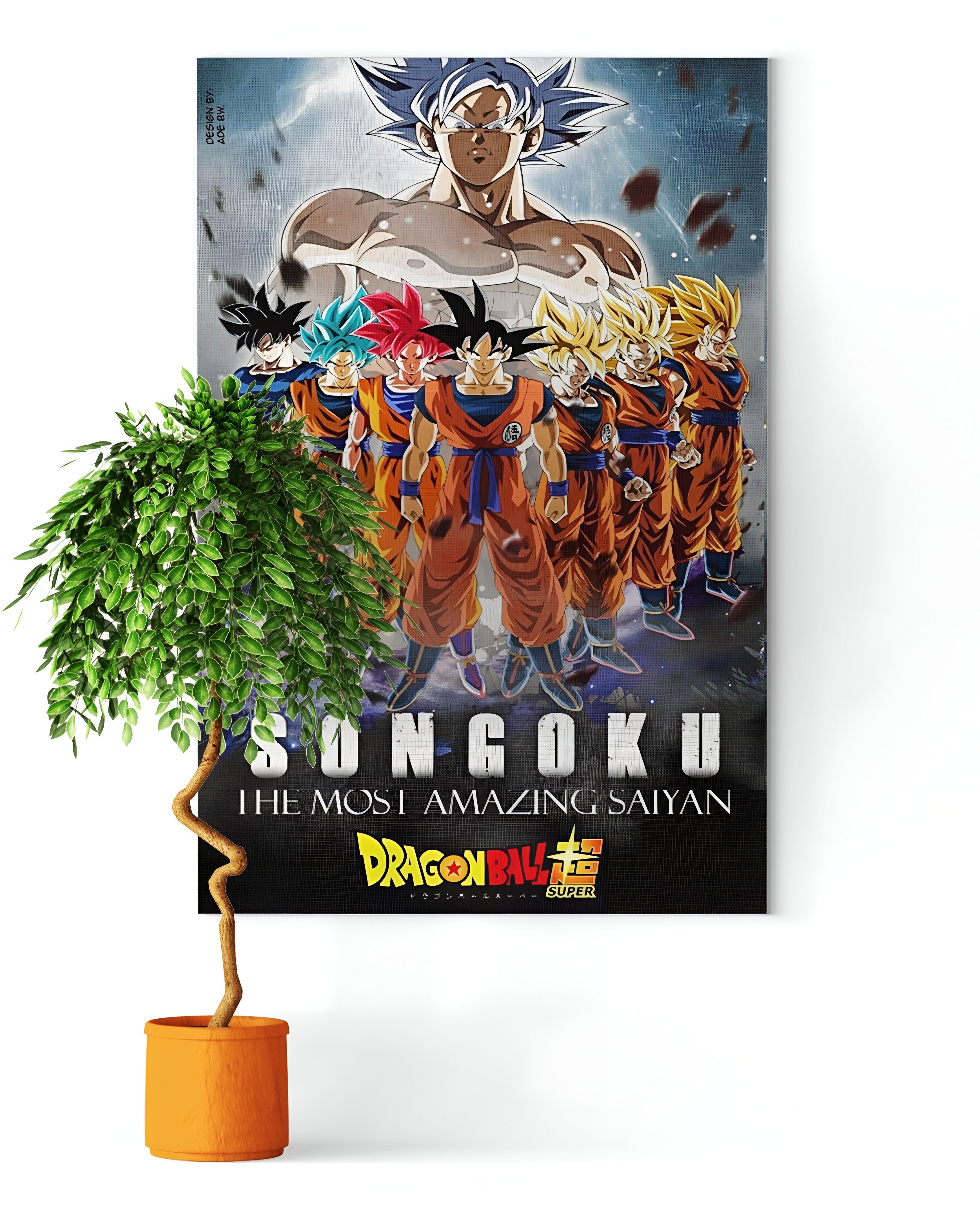 Tableau des formes Saiyan Dragon Ball Super