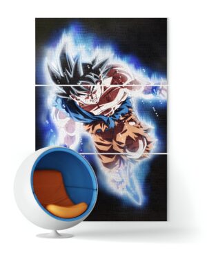 Tableau triptyque Dragon Ball Super, Goku Ultra Instinct