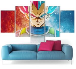 Tableau Vegeta Prince Saiyan de Dragon Ball Super