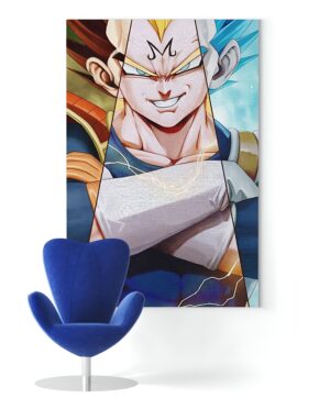 Tableau Dragon Ball Vegeta en trois formes