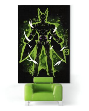 Tableau Dragon Ball Z de Cell Parfait en plusieurs tailles