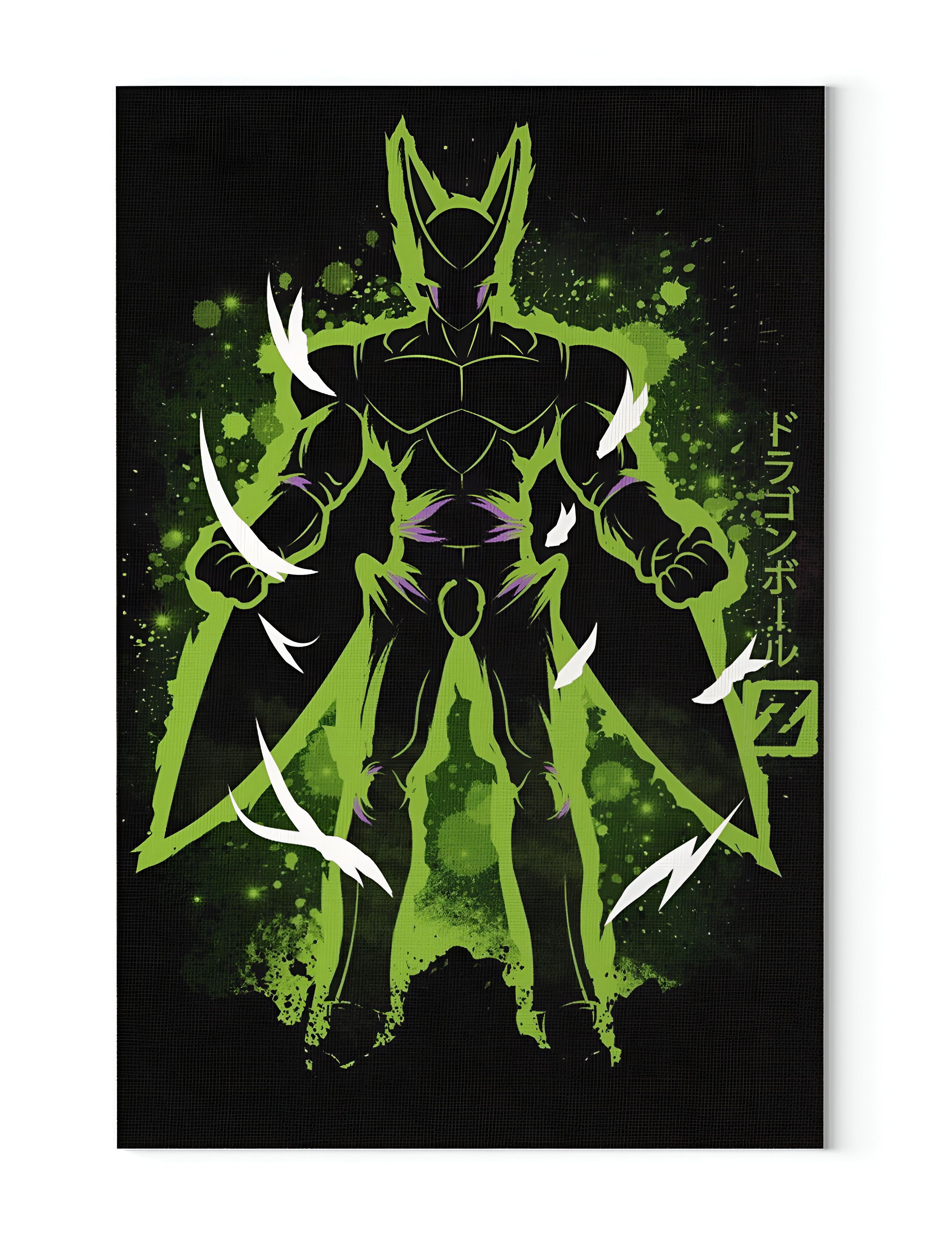 Tableau Dragon Ball Z de Cell Parfait en plusieurs tailles – Image 2
