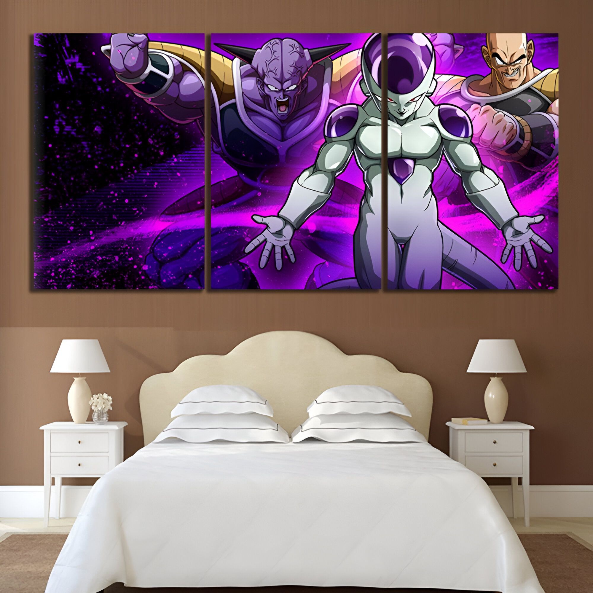 Tableau Dragon Ball Z Freezer, Dodoria et Zarbon avec taille au choix – Image 2