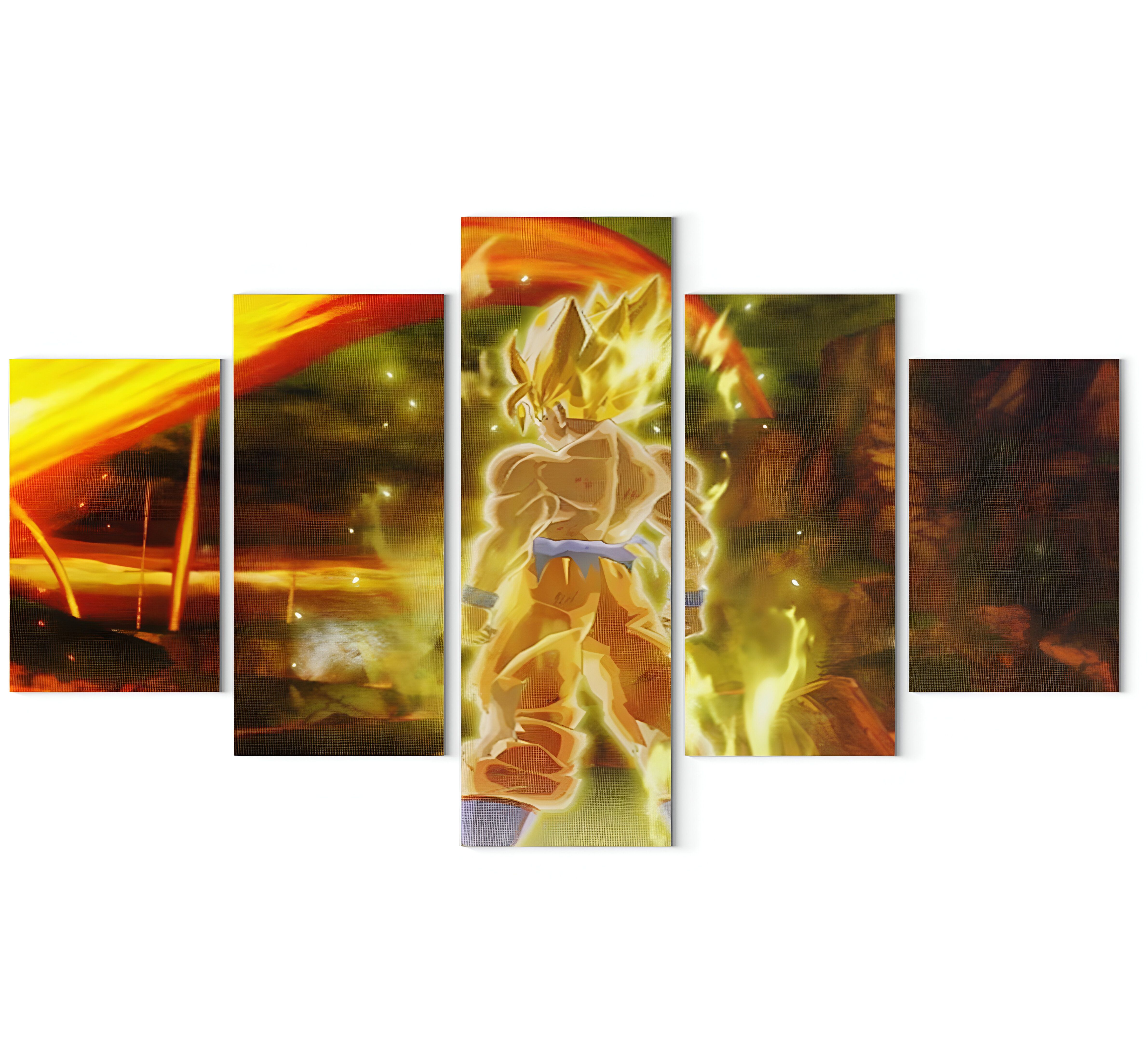 Goku en combat final, tableau Dragon Ball Z – Image 2