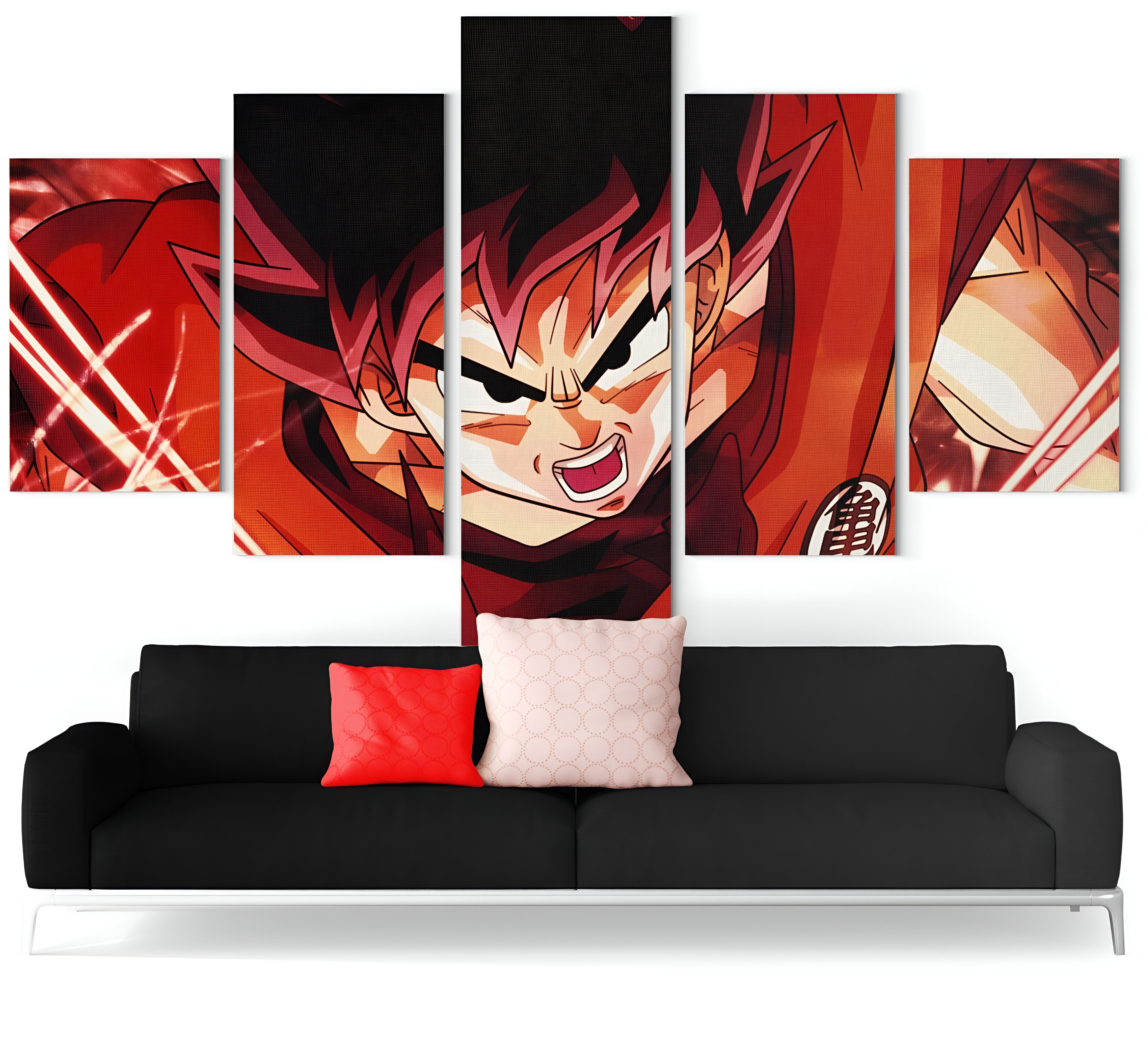 Tableau Goku Kaioken Dragon Ball Z, taille au choix
