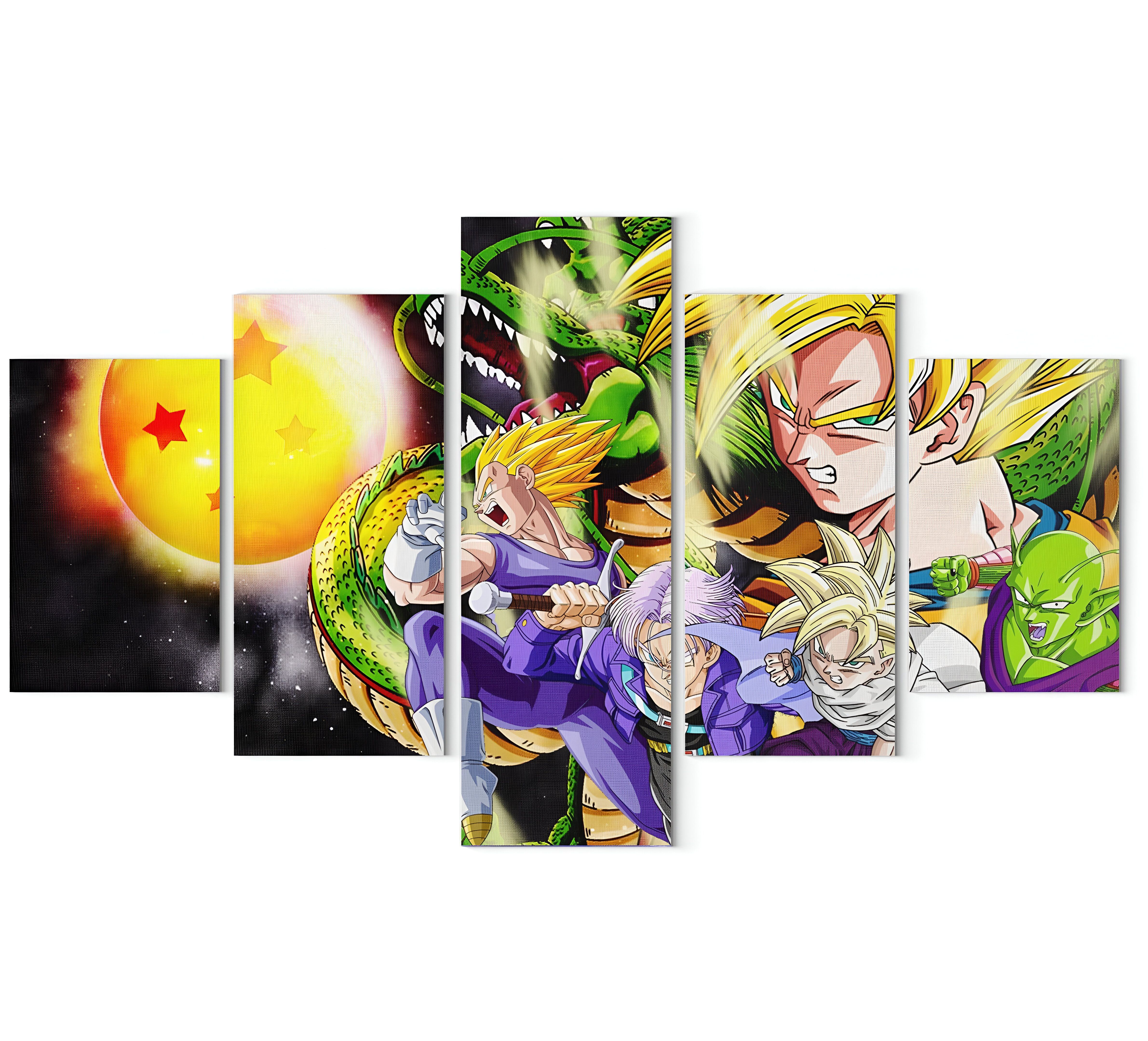 Tableau Dragon Ball Z avec Goku et Shenron – Image 2