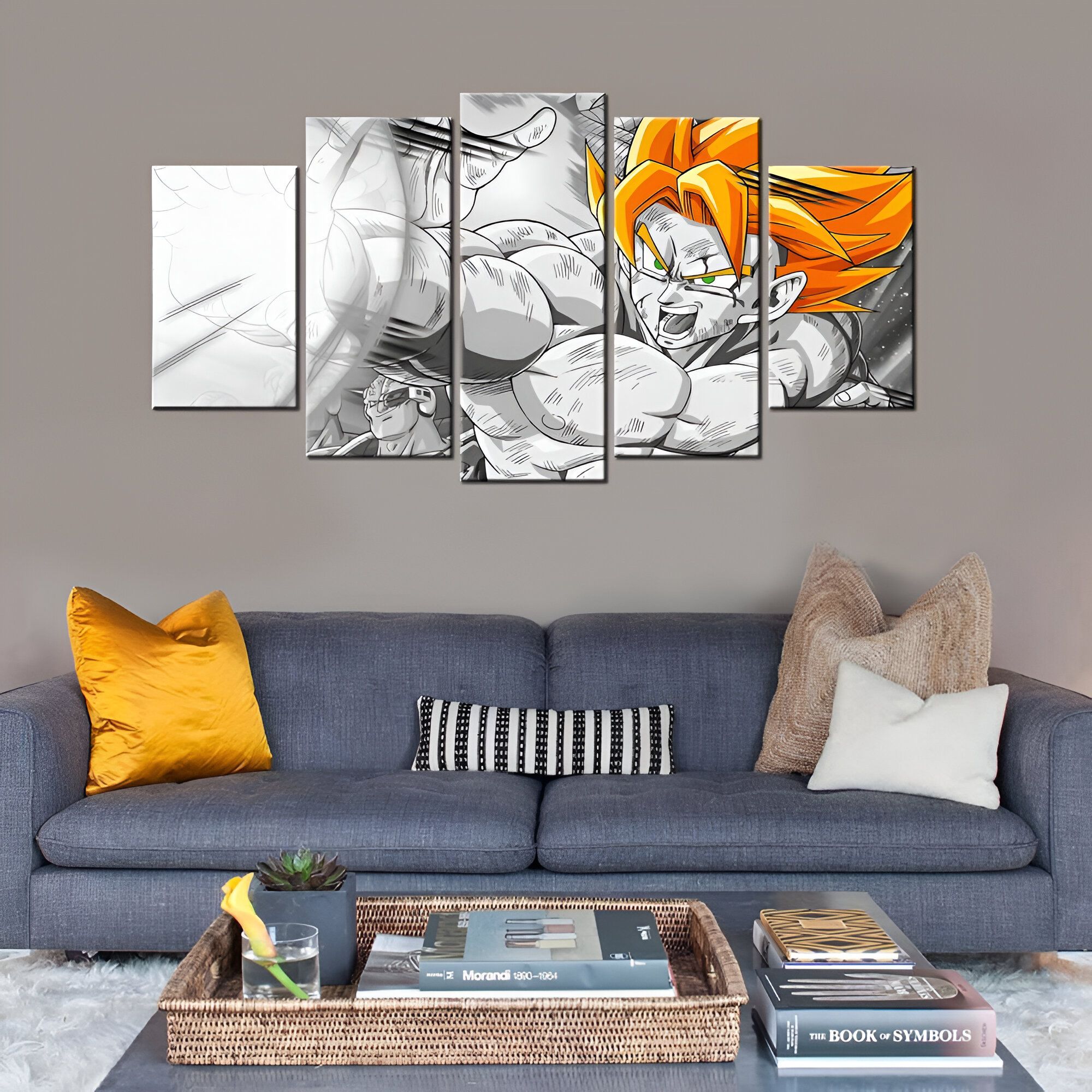 Tableau Goku Super Saiyan, déco murale Dragon Ball Z – Image 2