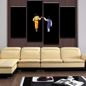 Tableau Dragon Ball Z Goku & Vegeta XL