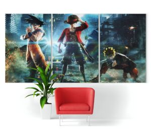 Tableau Jump Force Dragon Ball Z avec ou sans cadre