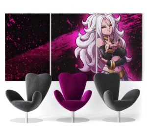 Tableau Dragon Ball Z Majin Buu Femme x3