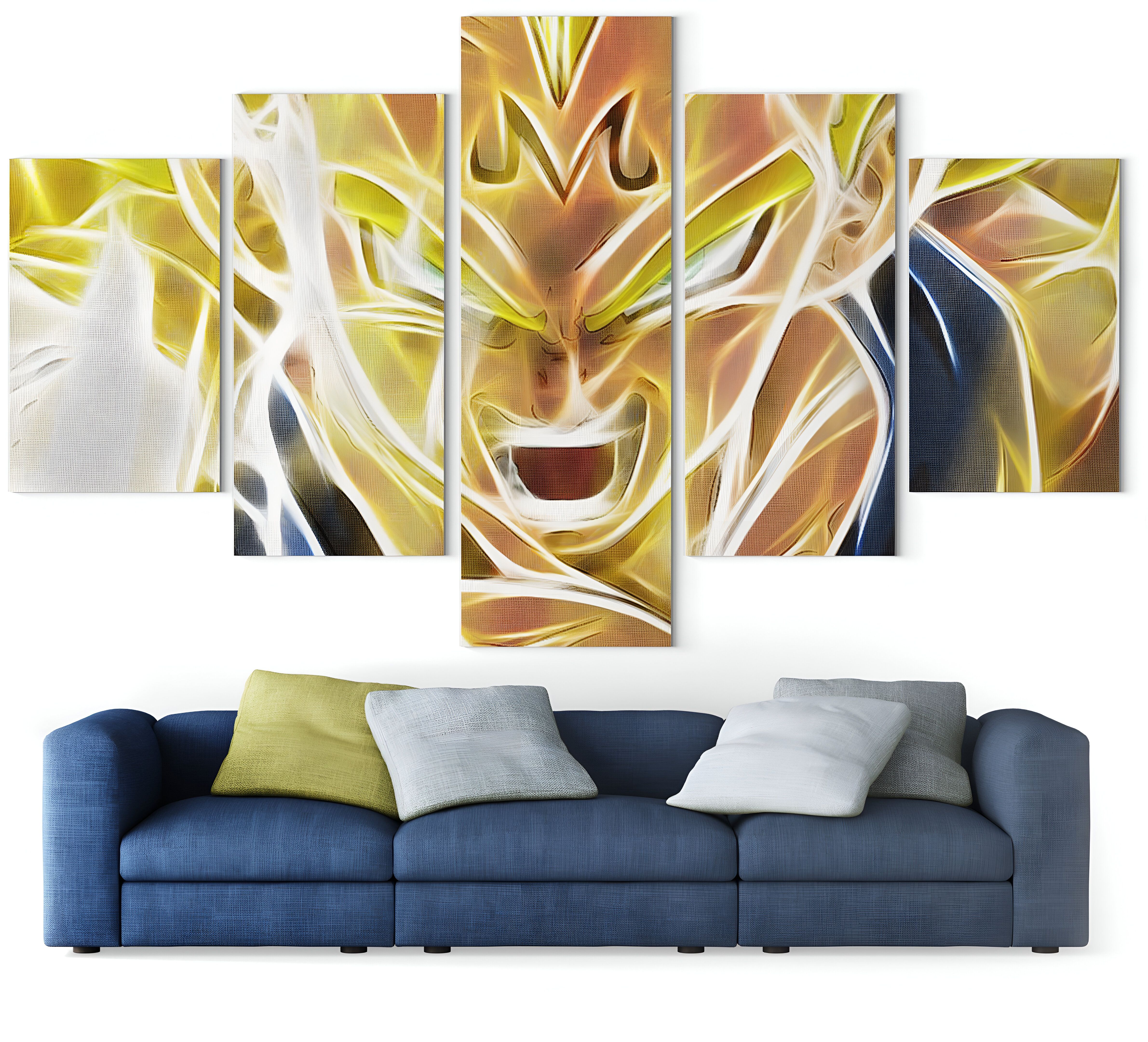 Tableau Dragon Ball Z Majin Vegeta avec ou sans cadre