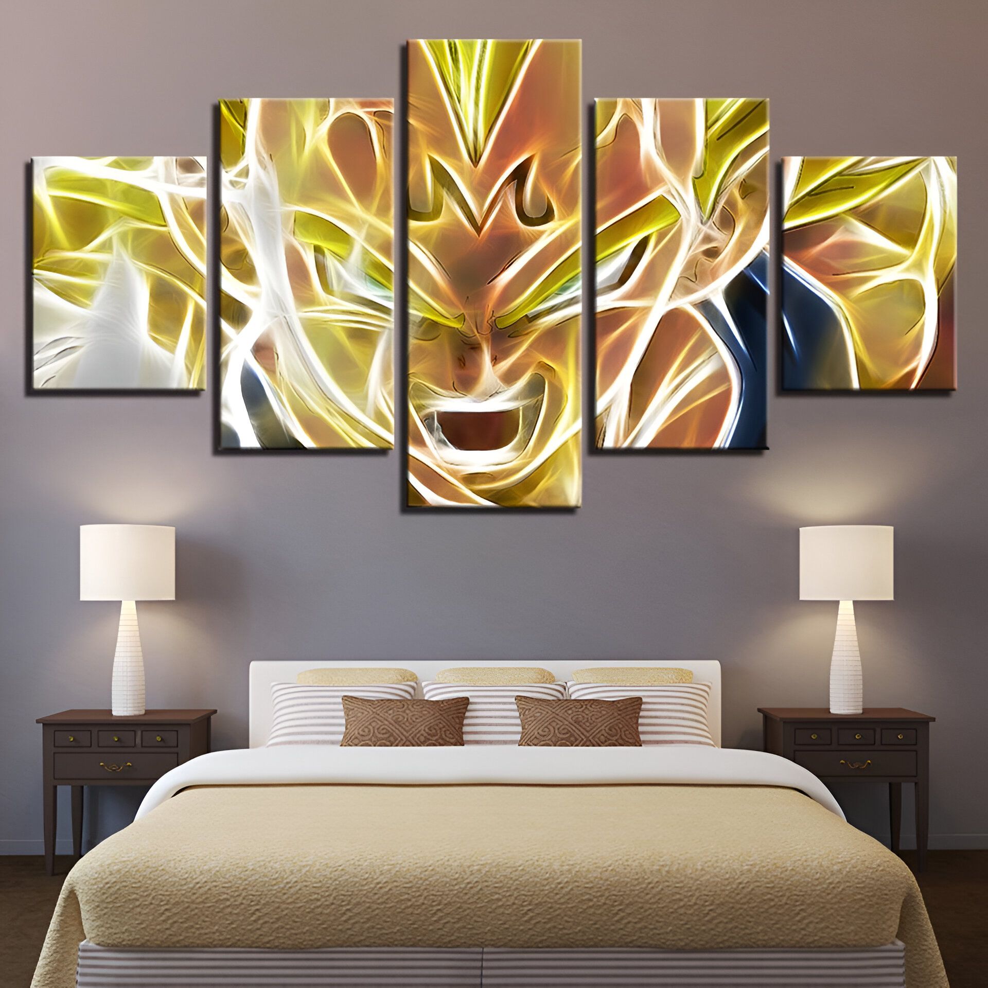 Tableau Dragon Ball Z Majin Vegeta avec ou sans cadre – Image 3