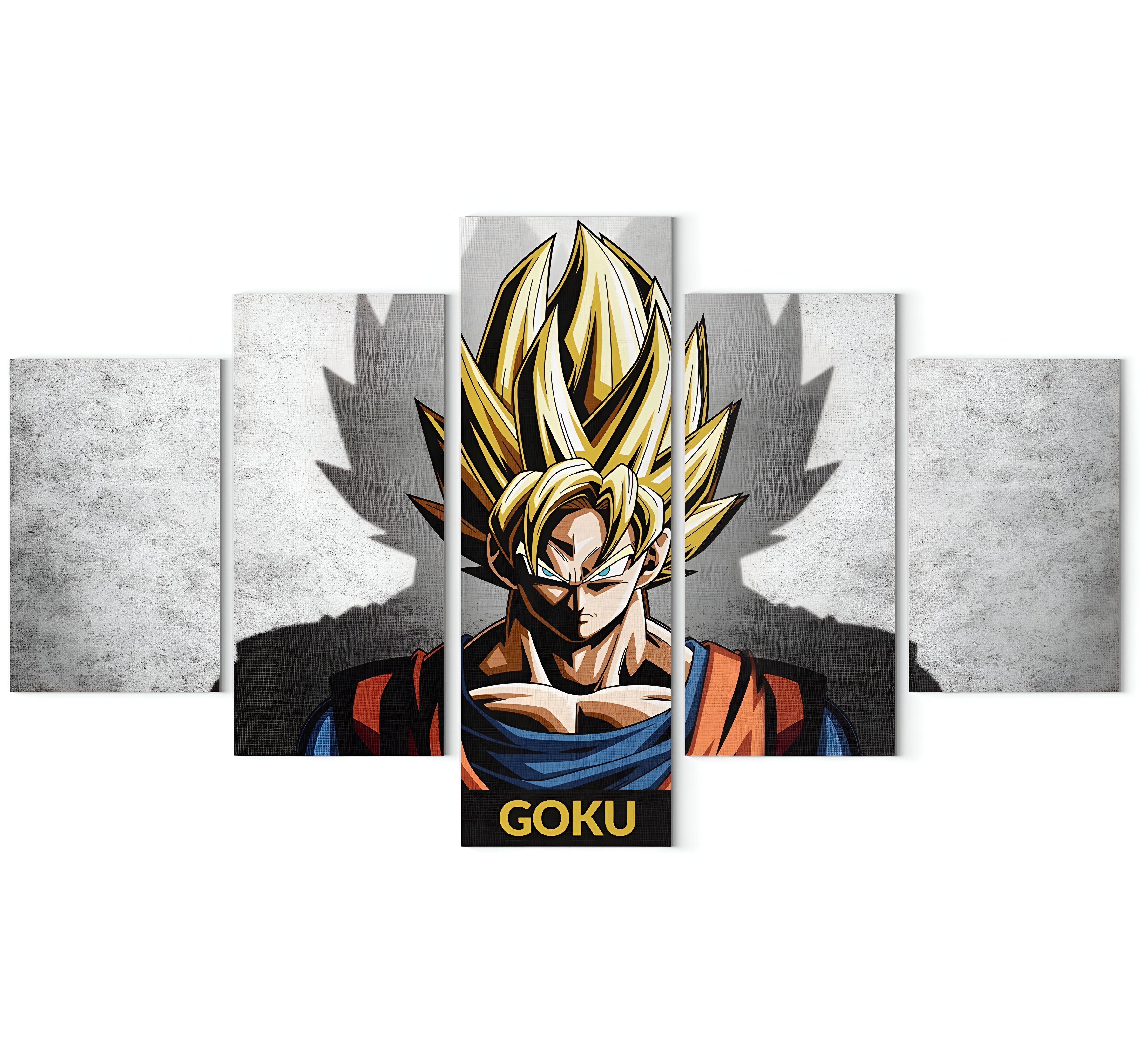 Tableau Saiyan Son Goku Dragon Ball Z avec ou sans cadre – Image 2