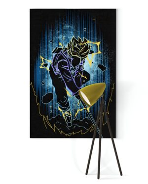 Tableau Dragon Ball Z de Trunks du Futur en plusieurs tailles