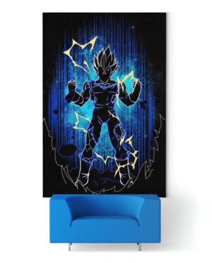 Vegeta SSJ2 en tableau Dragon Ball Z