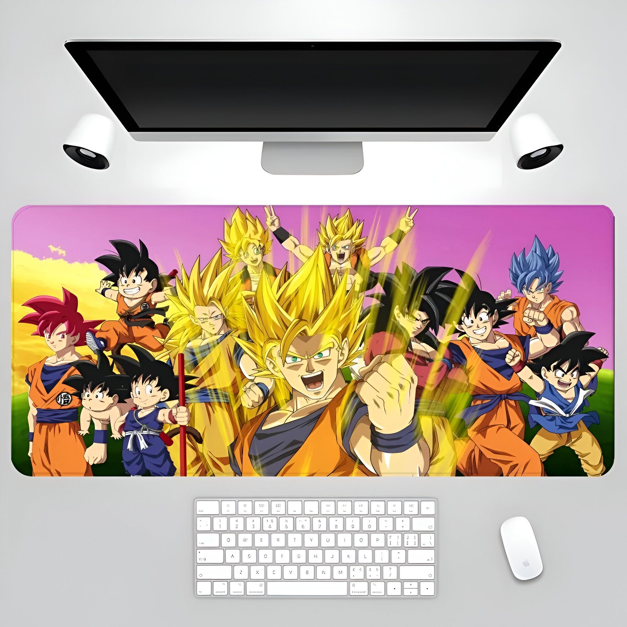 Tapis de Souris Famille Saiyan de Dragon Ball