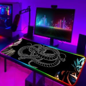 Tapis de souris RGB Dragon Ball avec Shenron et Goku Ultra Instinct