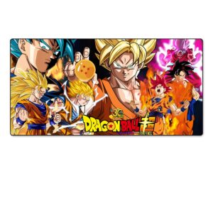 Tapis de souris Dragon Ball avec Sangoku et ses formes
