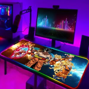Tapis de souris RGB Dragon Ball Super avec taille au choix