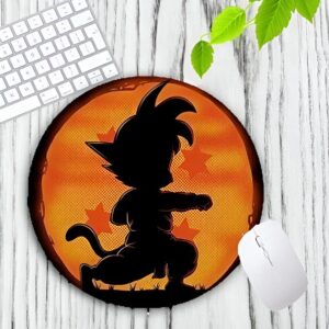 Tapis de Souris Rond DBZ Goku Entraînement