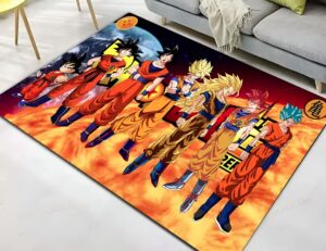 Tapis Goku Évolutions Dragon Ball en deux tailles