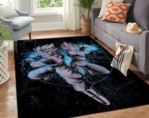 Tapis Dragon Ball avec Goku et Vegeta