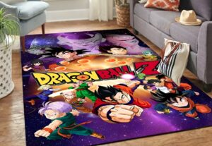 Tapis Dragon Ball Histoire DBZ, taille au choix