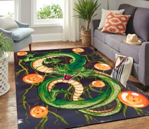Tapis Dragon Ball avec Shenron et Boules de Cristal