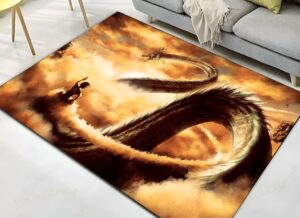 Tapis Shenron Dragon Divin Dragon Ball, taille au choix