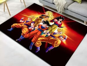 Tapis Son Goku Dragon Ball en deux tailles