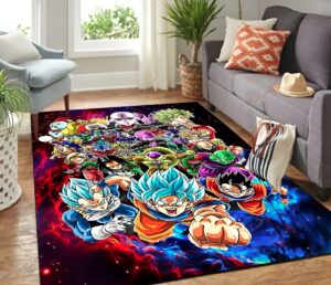 Tapis Univers 7 Dragon Ball, taille au choix