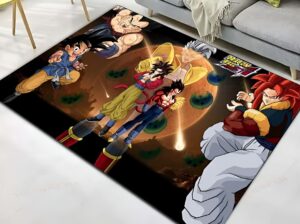 Tapis Univers DBGT Dragon Ball, taille au choix