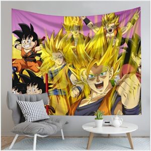 Toile Dragon Ball Famille Saiyan 150x100cm