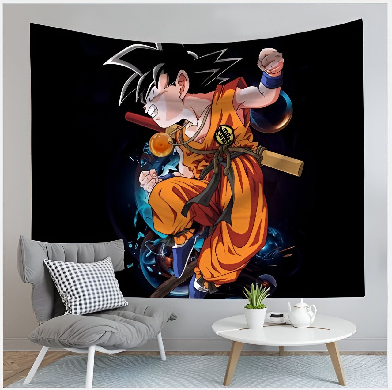Toile Dragon Ball Goku Petit 90x75cm