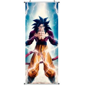 Toile Dragon Ball GT Goku Super Saiyan 4 en 25x75cm ou 30x90cm