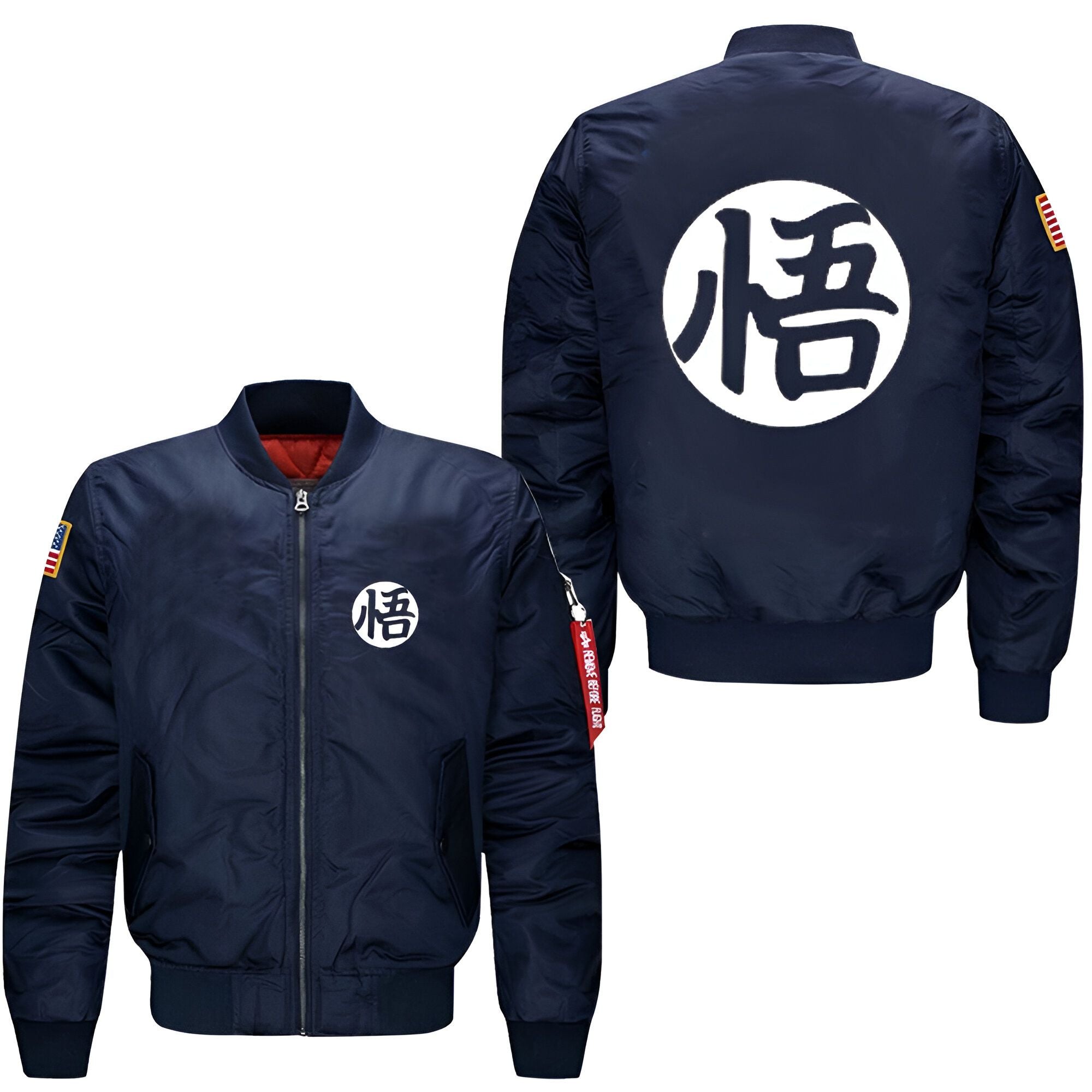Bomber American Style DBZ noir, vert ou bleu