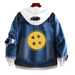 Veste en Jean Dragon Ball Boule de Cristal, du S au 5XL